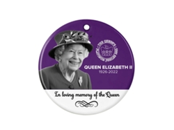 Colgante decorativo de acrílico para el Jubileo de la Reina Británica 2022