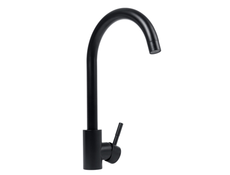 Grifo de Cocina INSMA de Agua Fría y Caliente con 2 Mangueras (Acero Inoxidable - Rotación de 360° - 34x21 cm)