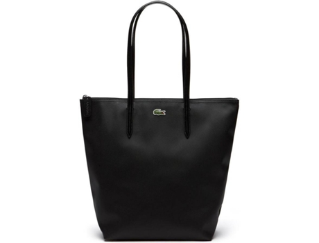 Bolso LACOSTE Vertical Shopping Sintético Mujer (Negro)