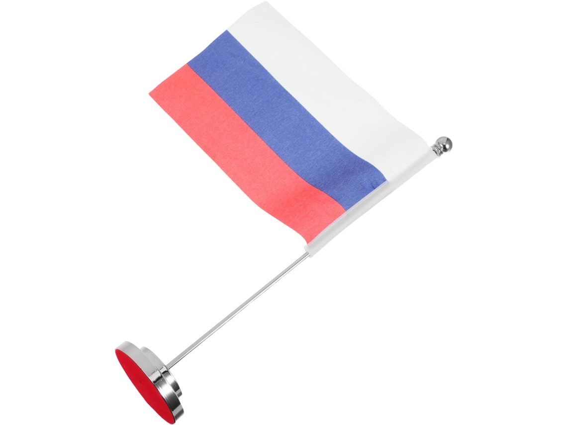 Bandera De Escritorio De Rusia, De Un Solo Mástil, Modelo Decorativo Para Eventos Y Celebraciones.