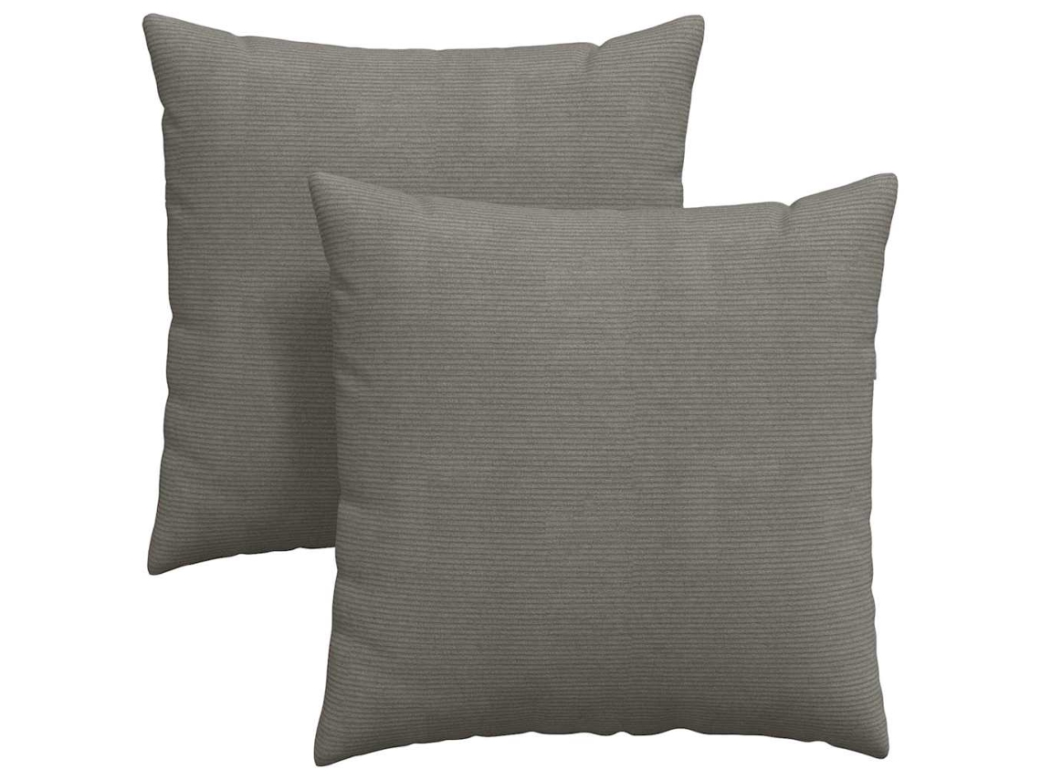 Cojines para sofá, 2 unidades, gris claro, 60x60cm HARLANV1