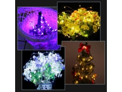 2026-luz De Cadena Rgb Tomshine Con Control Remoto 5m 50 Led Batería Ip44 Decoración Navidad Fiesta Hogar