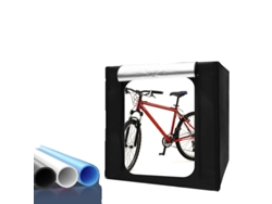 Caja de luz para fotografía, paneles de luz con atenuación continua, estudio profesional, caja de luz de 120 cm