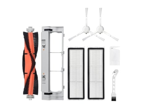 Juego de 8 piezas para Robot aspirador Xiaomi Mi 1C, accesorios para aspiradora inteligente, cepillos laterales de pared invisibles, filtro rodante