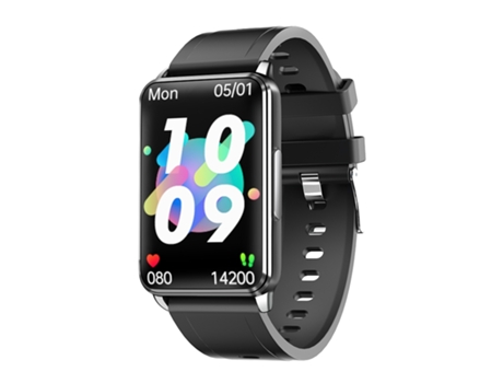 Smartwatch EP02 con pantalla a color de 1,57 pulgadas, compatible con monitorización de frecuencia cardíaca/monitorización de presión arterial