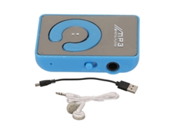 Mini reproductor de MP3 portátil y ligero con ranura para tarjeta de memoria para uso diario y escolar.