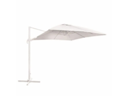 DUDECOR Parasol De Aluminio 300x300 Blanco