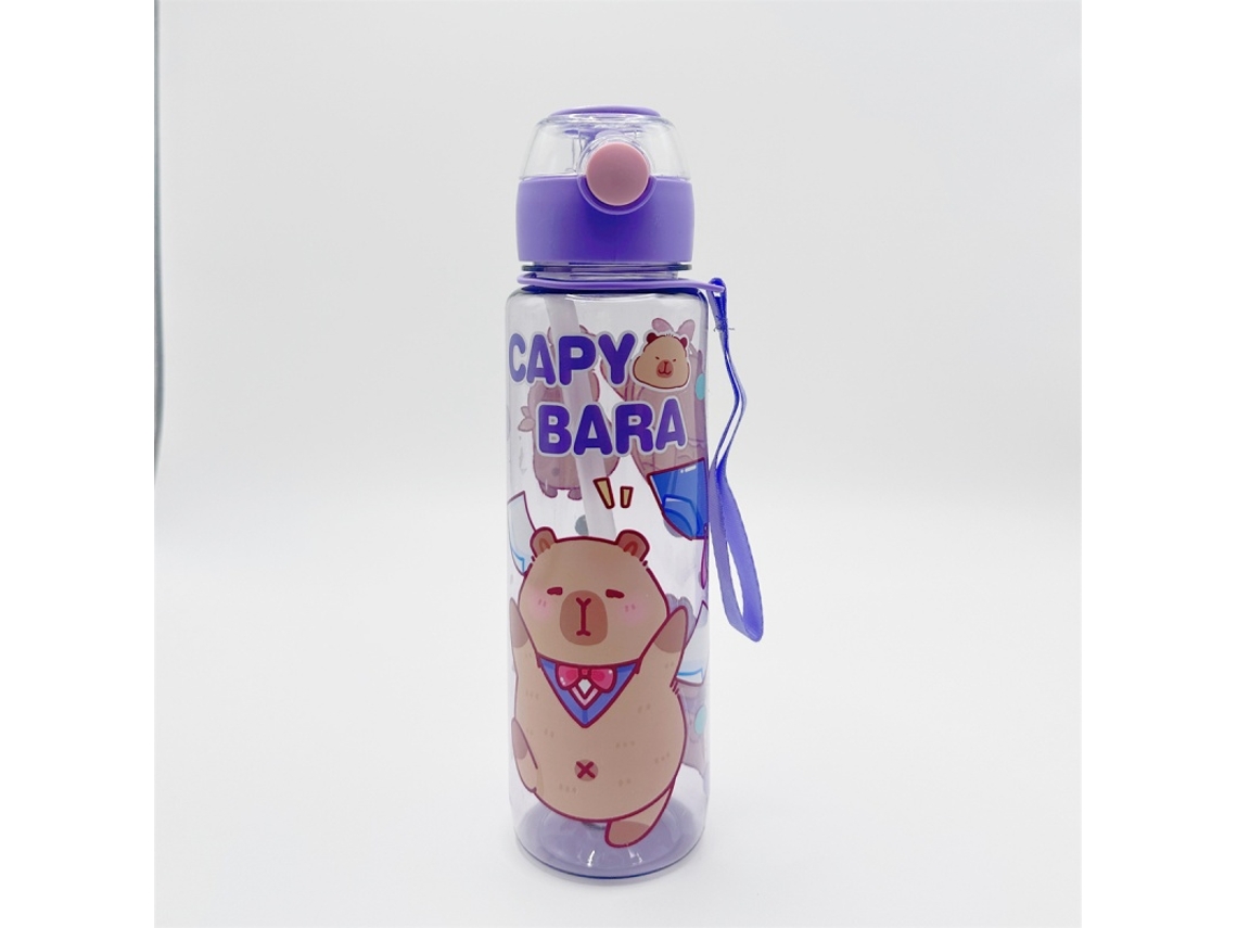 Botella De Agua Duradera De 700 Ml (morado Transparente), Sin Bpa