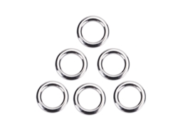 50 Anillos De Pesca De Acero Inoxidable, Conectores Para Cebo, Accesorios De Pesca (l)