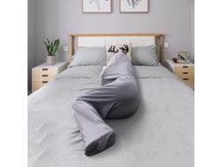 La Manta Para Dormir Móvil Cómoda Y Suave Con Envoltura De 360 ° Mantiene El Calcetín Sensorial Lavable Y Cálido Para Niños Y Adultos Gris 140 * 35 Cm S CHRUI