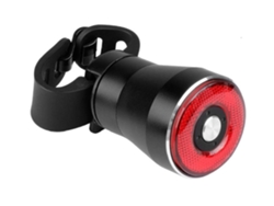 Luz trasera inteligente para bicicleta Luz trasera impermeable para bicicleta con luces de tija de sillín con sensor de freno Tra-Black ENZONS