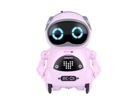 Bolsillo Rc Robot Hablar Diálogo Interactivo Reconocimientos De Voz Grabar Cantar Bailar Rosa VENISYMLIS