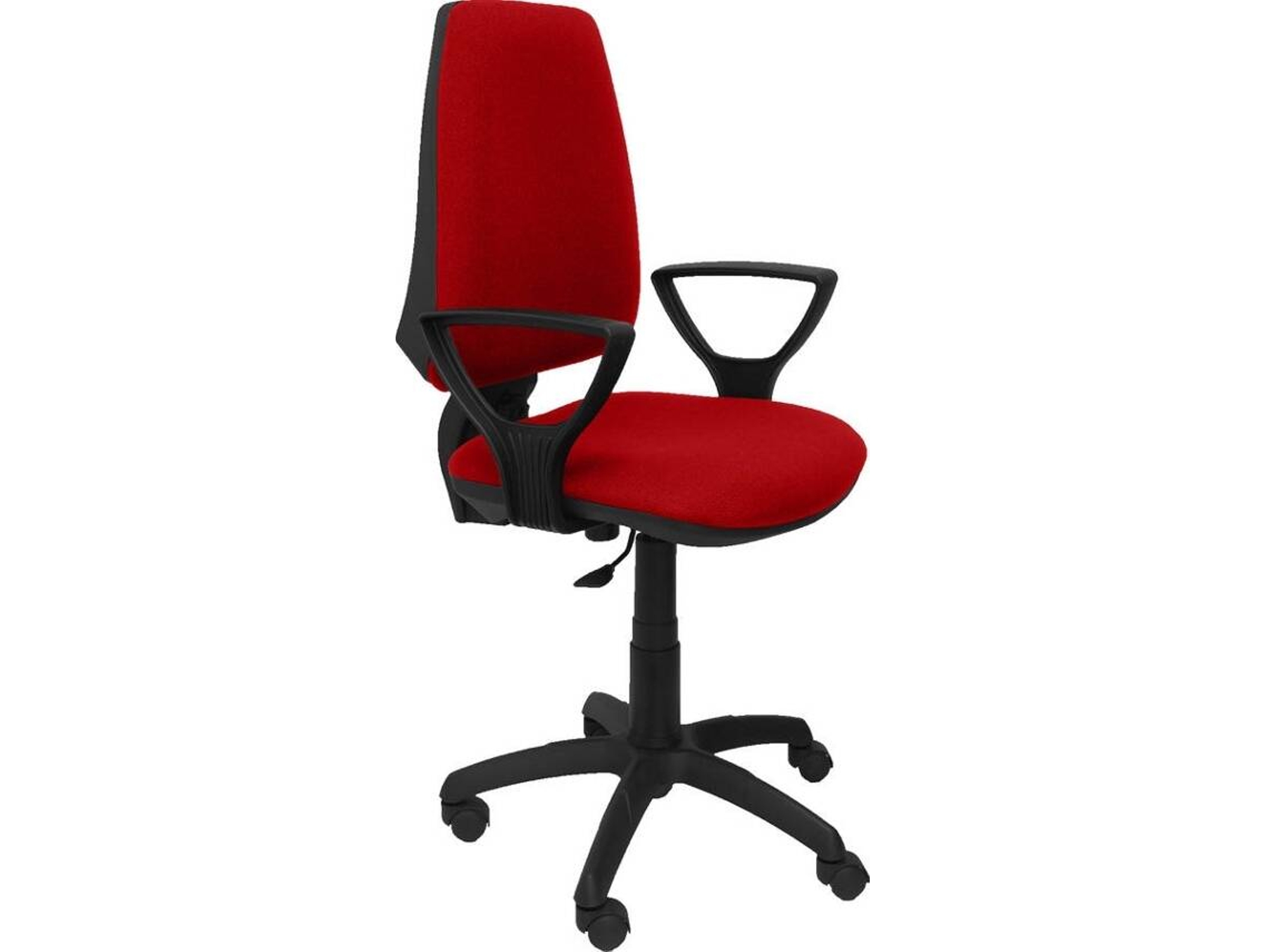 Silla de Escritorio Operativa PYC Elche CP Rojo BF (Brazos Fijos - Tejido)