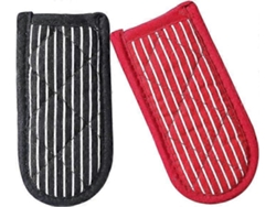 Protectoras De Mango De Sartén De Hierro Fundido, Resistentes Al Calor, Lavables A Máquina, 2 Piezas (rayadas) Para Cocina