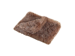 Rebe-manta Para Mascotas Suave Fluffy Cálida De Doble Capa Lavable Microfibra Poliéster Para Perros Y Gatos S Marrón