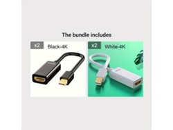 Cable adaptador Mini DisplayPort a 4K para MacBook Air Pro. Tadvyyvayotoy
