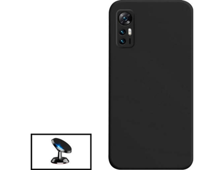Kit Carcasa + Soporte TCL 30 5G GIFT4ME Negro