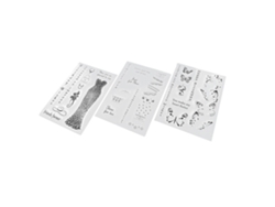 3 Piezas Selloses De Silicona Para Diy, Sellos Reutilizables Para Decoración De Tarjetas Y Manualidades
