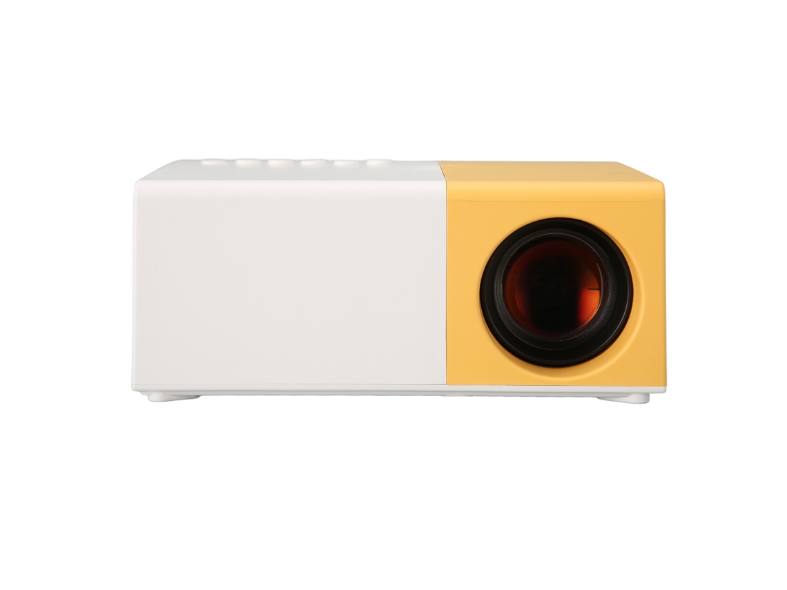 Miniproyector LED (brillo de 100 lúmenes ANSI, resolución de 1920 x 1080p)