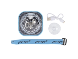 Pulsera Led Rgb Con Luz Ambiental Colorida Para Coche, Karaoke, Bodas, Con Ventosa Y Carga Usb.