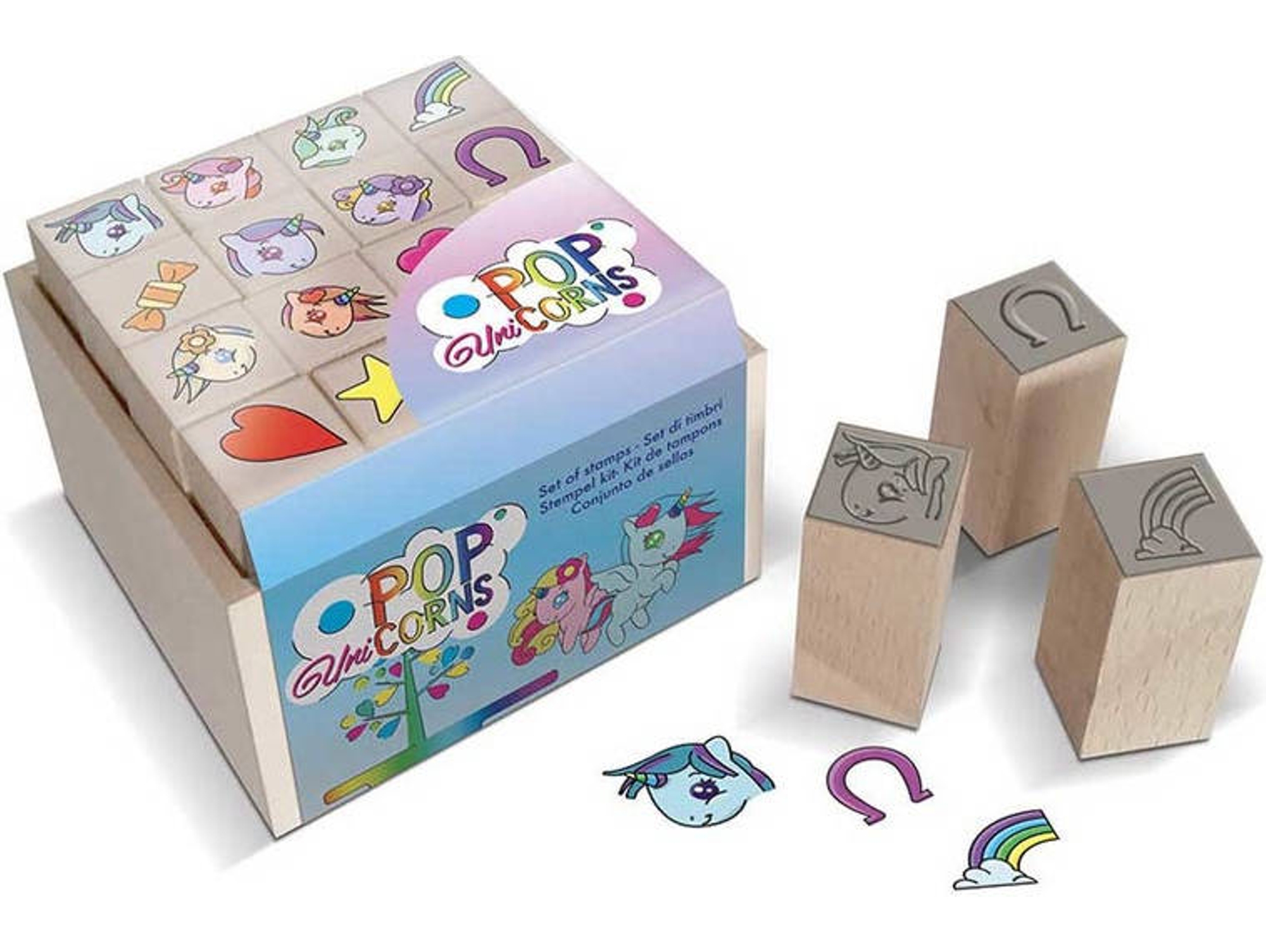 Kit de Sellos MULTIPRINT Pop Unicorns
