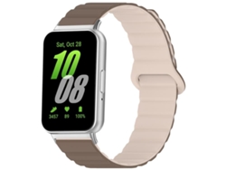 Pulsera para Samsung Galaxy Fit 3 - Cierre magnético de silicona brillante