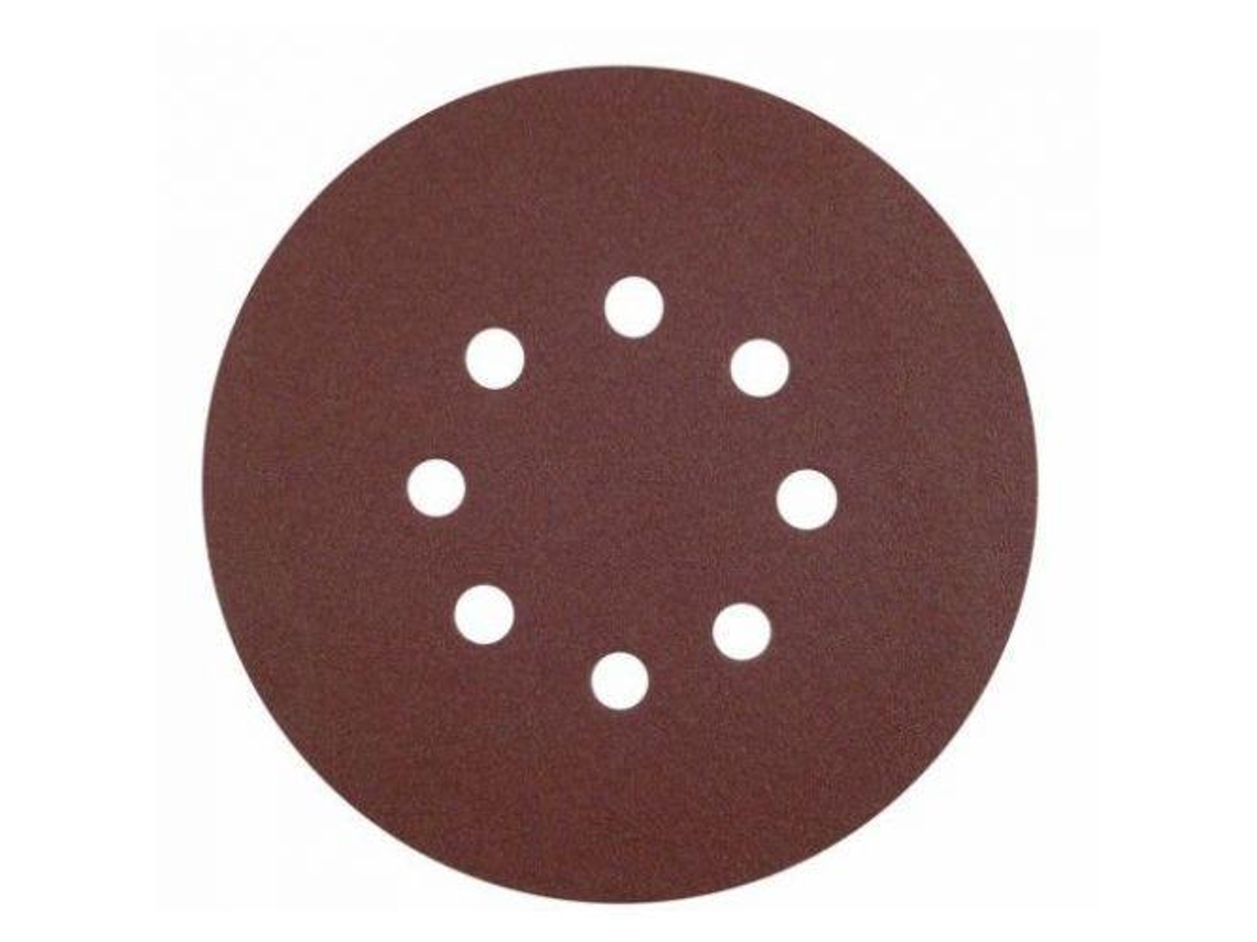 Caja de 50 discos de 150 mm de papel autoadhrente ao (9 agujeros; grano 320) GELVA