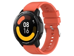 Pulsera de silicona con hebilla plateada y punta sobresaliente para Samsung Galaxy Watch de 42 mm x 20 mm.