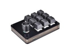 Mini teclado mecánico de 9 teclas y 1 botón para gamers, programable, intercambiable en caliente, personalizable y con macros. Ly Ebike