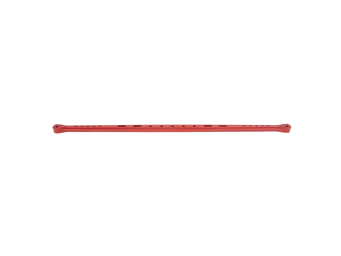 Barra De Soporte Central De Aluminio De 390 Mm Para Coche Rc Arrma 1/7 Mojave 6s Blx Accesorios Rojo