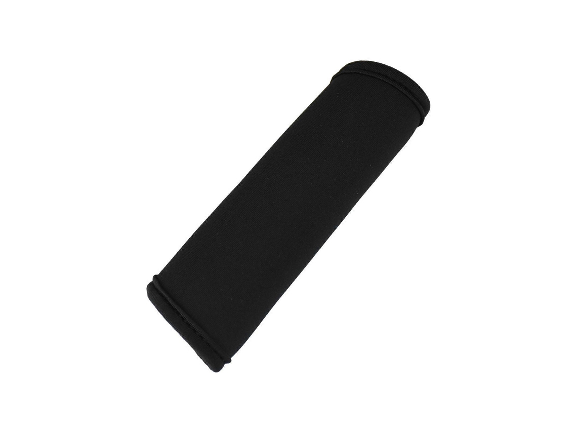 Funda protectora para el asa de la maleta, forro cómodo para el asa, mantiene el asa de su maleta en perfectas condiciones. Negra.