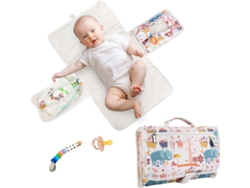 Cambiador Portátil y Chupete PARVULÍ Pack XL para Bebés