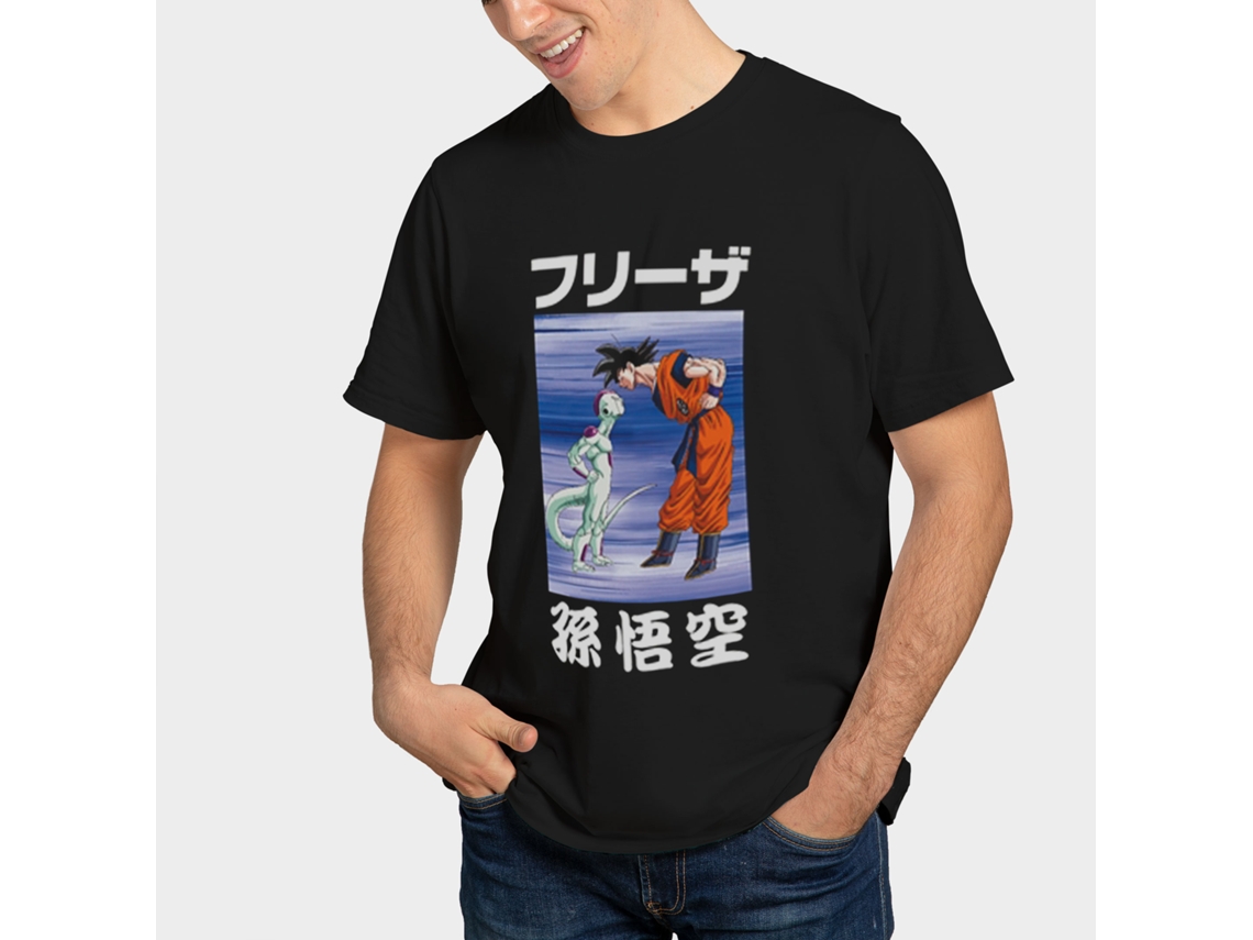T-shirt do Goku e Freeze para adulto