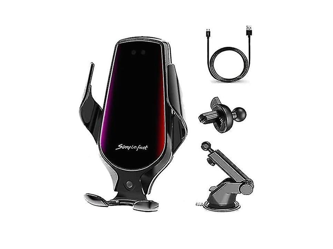 Cargador Carro Qi Fast Sensor Yizhood Negro