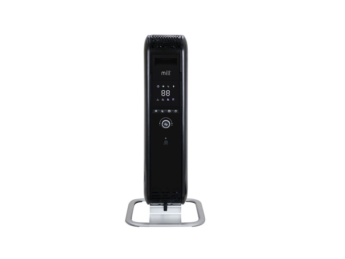 Mill AB H1000DN Refrigerador de aceite con termostato 1000W Funcionamiento silencioso, Negro
