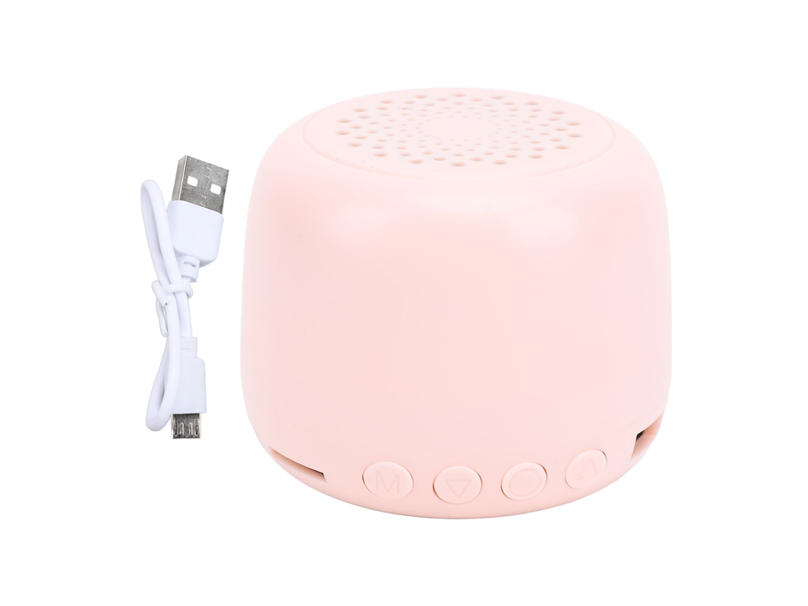 Mini Altavoz Bluetooth Portátil Con Sonido De 360° Y Batería De Larga Duración, Compatible Con Tarjeta Sd Y Unidad Usb, Color Rosa.