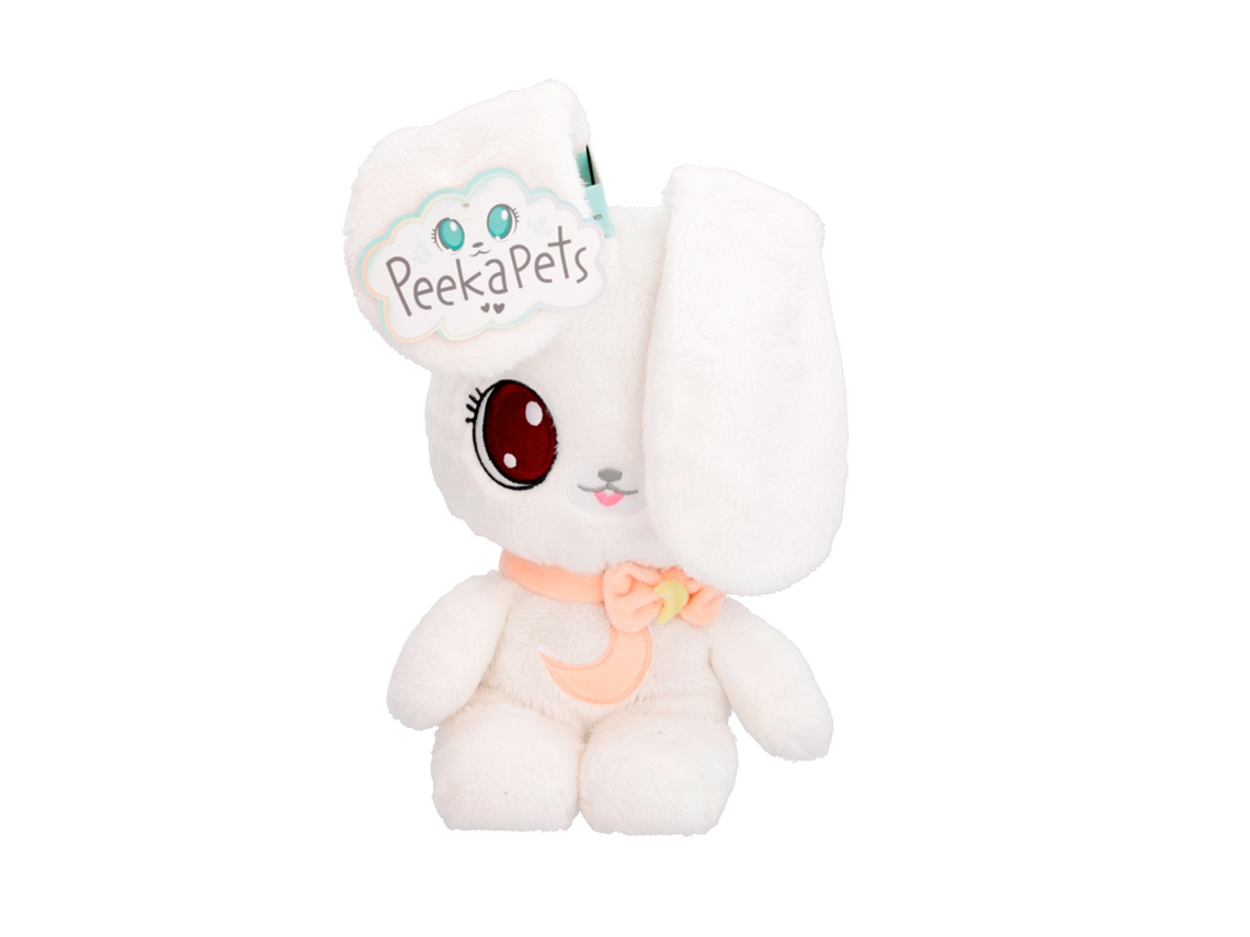 PeekaPets - Peluche Conejito Melocotón Blanco IMC TOYS