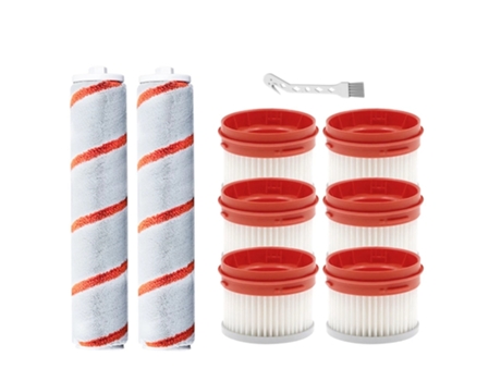 Kit de repuesto para aspiradora Xiaomi Dreame V9 V9 Pro V10, piezas de aspiradora inalámbrica de mano, cepillo de rodillo con filtro HEPA, 9 Uds.