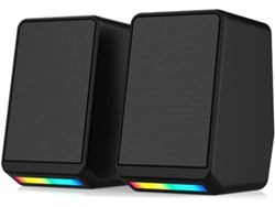 Mini Altavoces Estéreo Rgb Portátiles V5 Para Ordenador, Portátil, De Sobremesa Y Barra De Sonido.