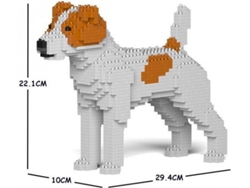 Bloque de Construcción JECKCA Dogs: Jack Russell (840 Piezas)