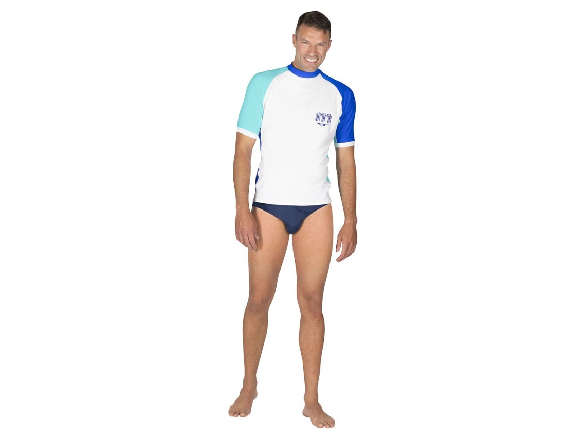 Camiseta Rasguard Rashguard Shield Azul Xlmares Aquazone