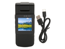 Minicámara Portátil Wifi Con Clip Trasero, Grabadora De Vídeo Hd Y Control Mediante Aplicación Para Uso Policial.