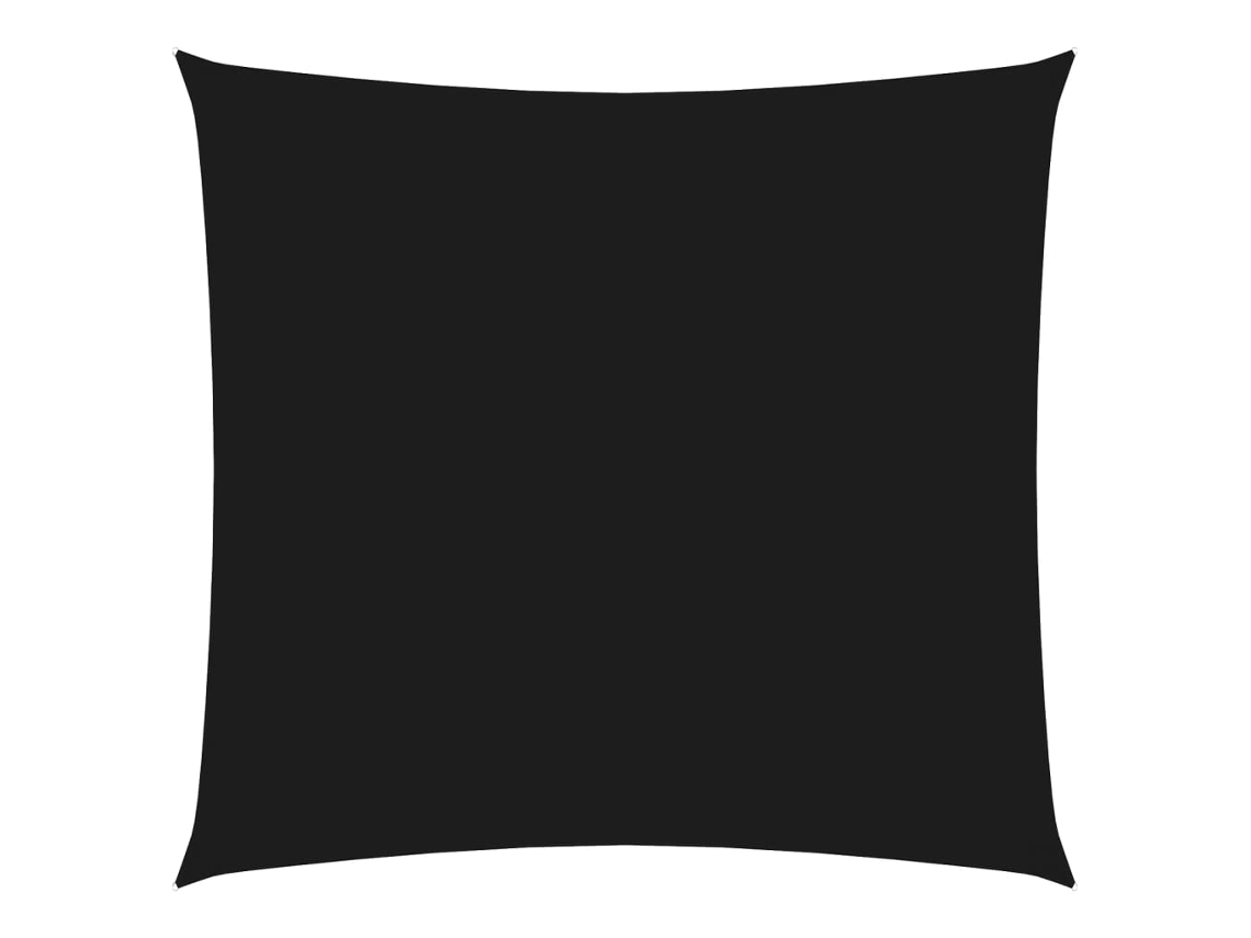 Maison Exclusive - Toldo De Vela Cuadrado Tela Oxford Negro 3x3 M