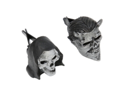2 Clips Para Rejilla De Ventilación De Coche Con Diseño De Calavera, Decoración De Resina Duradera Con Ambientador.