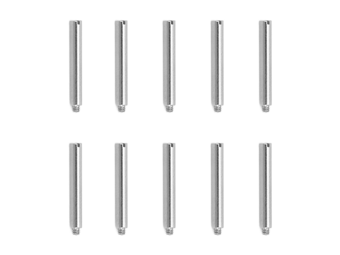 Juego de 10 tornillos para reparar correas de reloj. Herramienta profesional portátil.