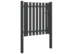 Puerta de acero para valla de jardín 100x75 cm antracita MAISON EXCLUSIVE