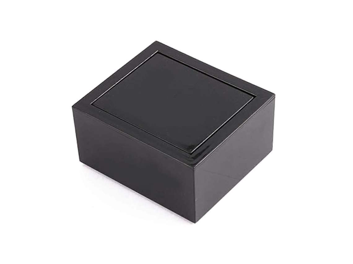 Expositor de joyas negro de 5 niveles con forma de arco, ideal para anillos, aretes y collares. Hengjian