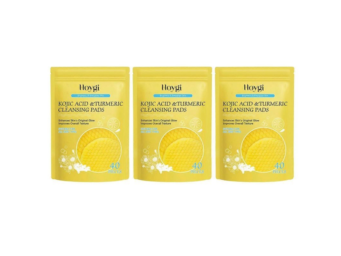 Discos Exfoliantes De 40 A 120 Unidades Con Ácido Kójico Y Cúrcuma Para Todo Tipo De Piel, Reducen Las Manchas Oscuras Y Tratan El Acné.