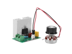 Regulador De Velocidad Para Motor De Ca 0-220v 4000w 40a Control De Voltaje Y Atenuador Led