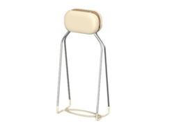 Soporte Antideslizante Para Placas Calefactoras, Fabricado En Acero Inoxidable Y Plástico, Para Ollas Y Microondas.